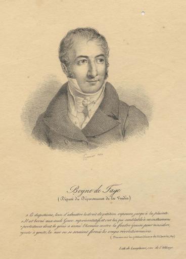 Pierre François Jean Bogne de Faye (1778-1831) / F[rançois] Grenier ; lith. de Langlumé.
